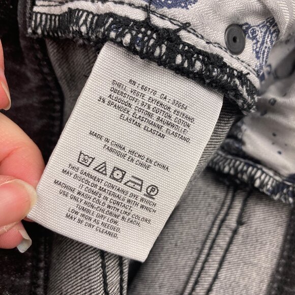 Pilcro Anthropologie High-Rise Flare Jeans Women's Size 27 Black - Picture 13 of 14